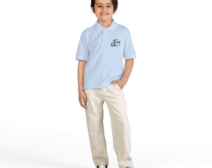 Colorful Kids Polo | Embroidered Hope Logo, JPE Kids