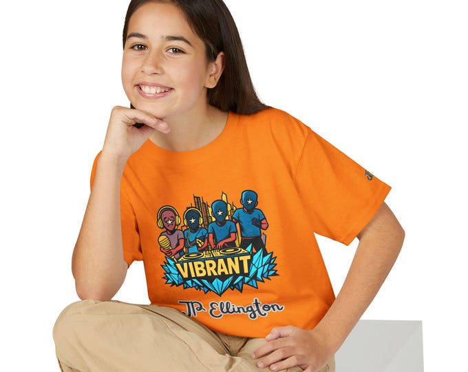 Vibrant Superhero Crew youth T-Shirt | Colorful Characters, JP Ellington Kids Edition