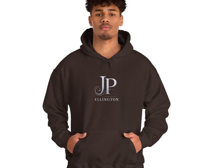 JP Ellington Hoodie | Elegant Initials Logo Sweatshirt