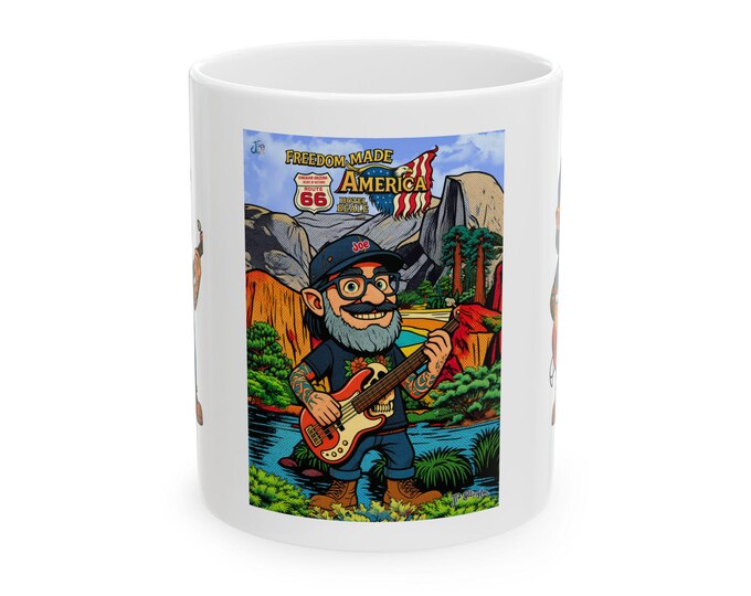 Freedom made America Mug | National park coffee mug, USA coffee mug