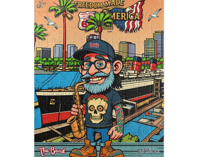 Freedom made America Puzzle | Long Beach California Puzzle