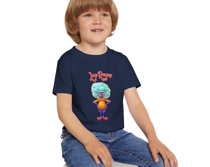 Los Reyes T-shirt | JPE Kids colorful illustration