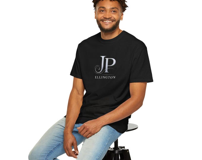 JP Ellington T-shirt | Initials Minimalist Lettering
