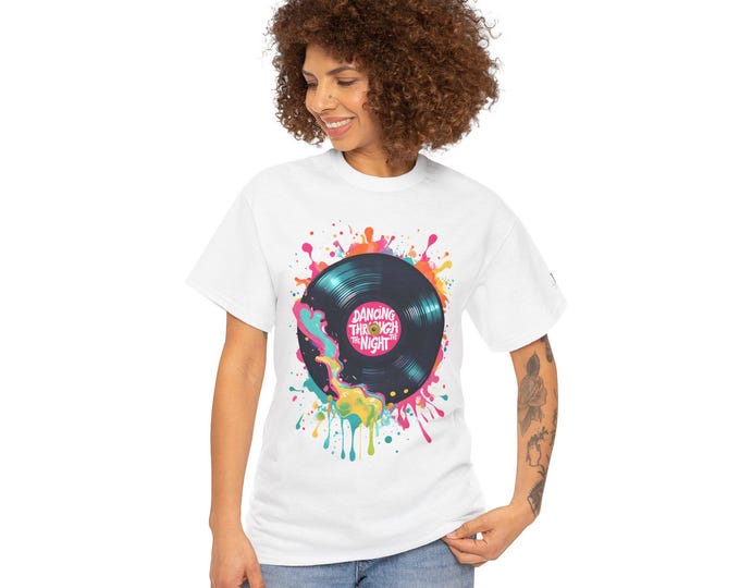 Dancing through the night shirt, Unisex CVC Jersey T-shirt, JP Ellington Edition