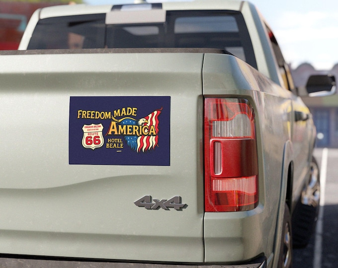 Freedom Made America car magnet | patriotic decal