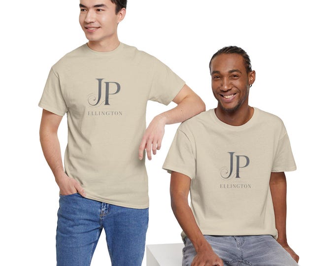 JP Ellington logo Tee | Minimal Monogram T-Shirt