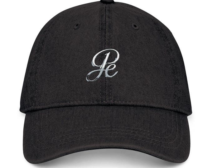 JP Ellington Denim Baseball Cap | Monogram Lettering