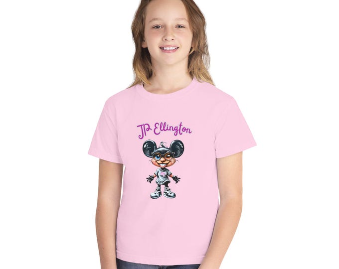 JP Ellington Mouse Character Tee | Cute Cartoon Kid Shirt