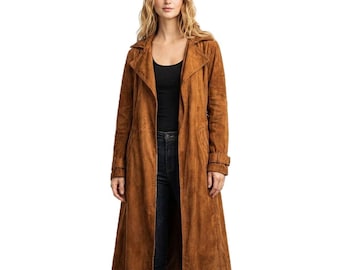 Abrigo El Brown Milly inspirado en Kara Zor Girl, hecho a mano para hombre y mujer.