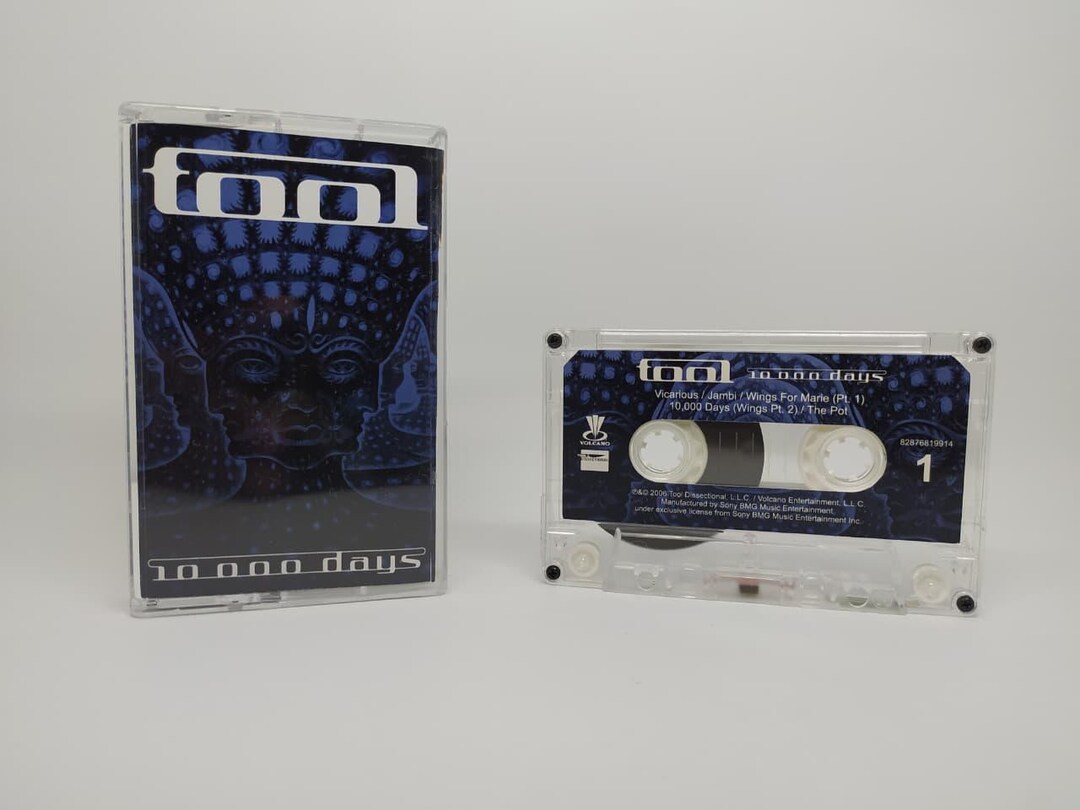 Tool 10,000 Days Cassette Tape (2006) | Progressive Metal Alternative ...