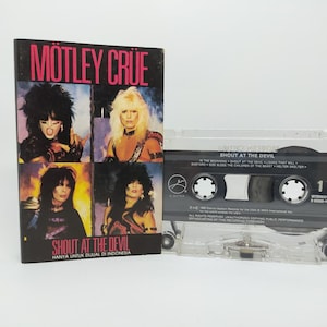 Mötley Crüe Shout at the Devil Cassette Tape (1983) | Glam Metal Heavy Metal