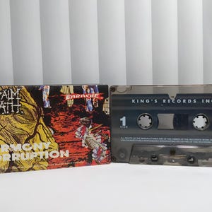 Napalm Death Harmony Corruption Cassette Tape (1990) | Death Metal Grindcore Album