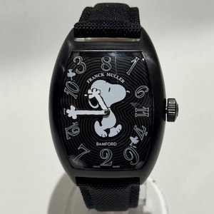 Vintage Franck Muller Crazy Hour Snoopy Uhr für Herren | Edelstahl Automatik Herren Armbanduhr