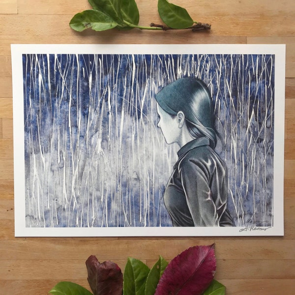 Rain | Fine Art Print | 8.3 x 11.7"