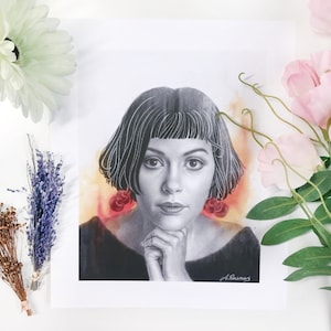 Amelie | 8.5 x 10.2 Art Print |