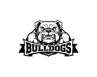 Bulldog Logo SVG, Angry Dog PNG, JPG, Animal Vector, Mascot Illustration, Canine Design, Sports Graphic, Pet Silhouette, Instant Download