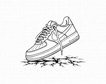Sneaker SVG, PNG, JPG: Streetwear Illustration, Kick Vector, Hypebeast Design, Urban Shoe Art, Apparel Graphic, Design, Instant Download