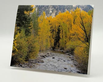 En mild förbipasserande anteckningskortsset med 6 | Fotokort från Autumn Creek med poesi