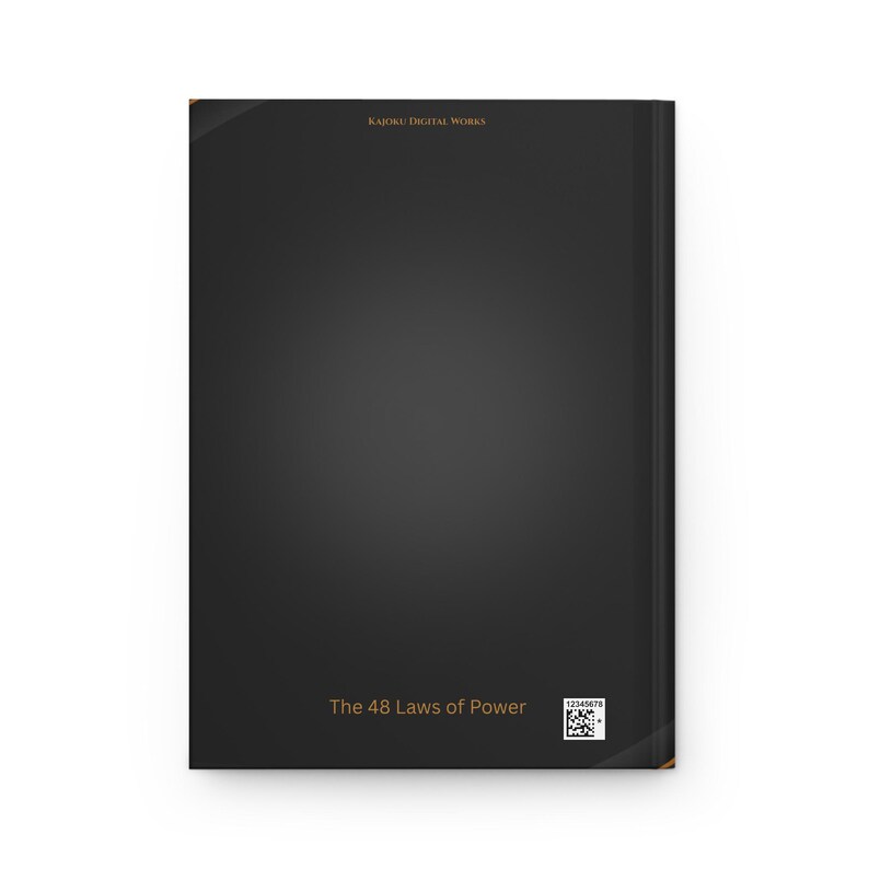 Enter Action with Boldness hardcover journal | The 48 Laws of Power design image 5