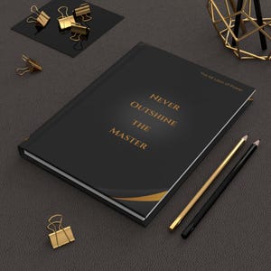 Never Outshine the Master hardcover journal | The 48 Laws of Power design image 1