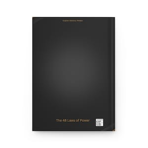 Conceal Your Intentions hardcover journal | The 48 Laws of Power design image 5