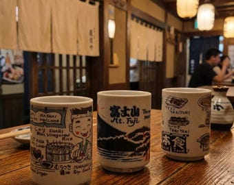 Izakaya Japanese Style Cup 280 ml Three types