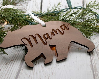 Mama Bear Ornament, New Mom Ornament, New Mom Gift