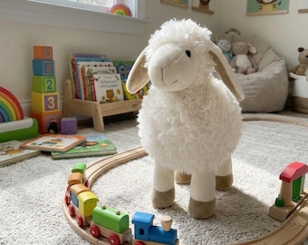 Plüsch Lamm Spielzeug, weich gefüllte Schaf, Kinderzimmer Dekor, Baby Geschenk