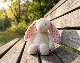 Floral Bunny Plüschtier - weich gefüllte Kaninchen, Baby-Dusche-Geschenk, Kinderzimmer Dekor