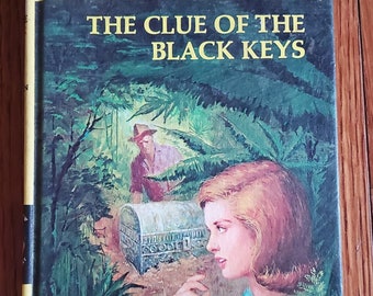 Vintage Nancy Drew The Clue of the Black Keys #28 Carolyn Keene 1968