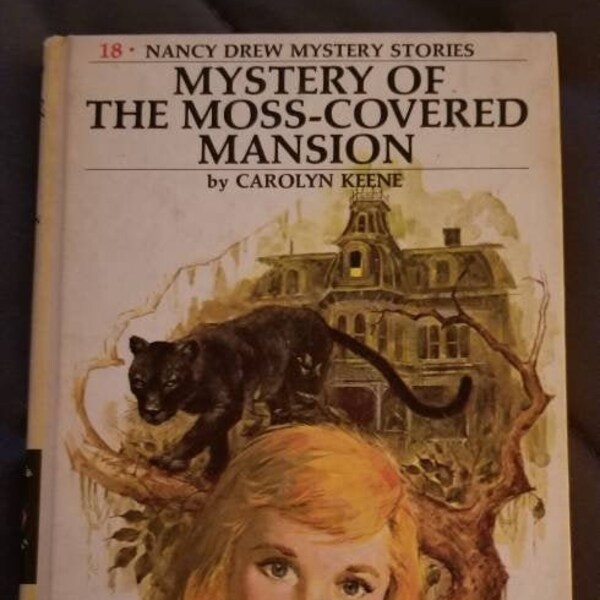 Vintage Nancy Drew The Mystery at the Moss-Covered Mansion #18 Carolyn Keene 1971