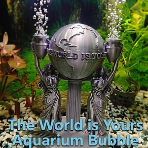 Aquarium Air Stone Statue STL, Bubble Diffuser 3D Print (Digital Download)