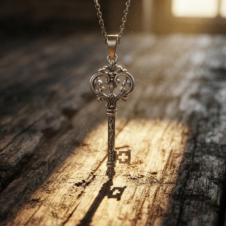 Vintage Key Silver - Etsy