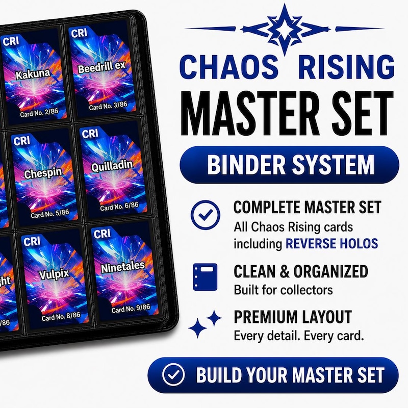 Chaos Rising Binder - Etsy
