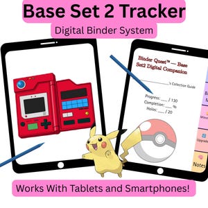 ベースセット2デジタルトラッカー｜ポケモンコレクションを追跡｜マスターセットチェックリスト｜バインダークエストシステム