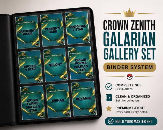 crown zenith card binder SWSH125 Pokmon Set Pokmon Vrown Zenith GG Set
