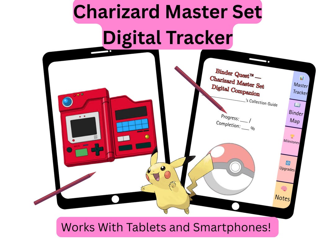 Charizard Master Set Digital Tracker | Track Every Charizard Card ...