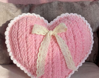 Schema per realizzare un cuore di peluche all'uncinetto / Istruzioni facili passo passo / Download PDF