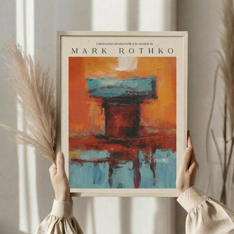 Mark Rothko Abstract Expressionism Art Print, Emotional Abstraction ...