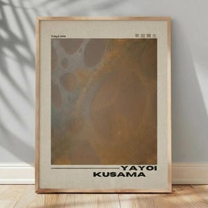 Yayoi Kusama Tokyo 1998, Infinity Net, Japanese, Home Decor, Wall Art, Print, Poster