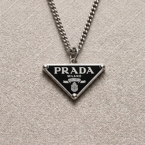 Prada triangle pendant necklace - Etsy 日本