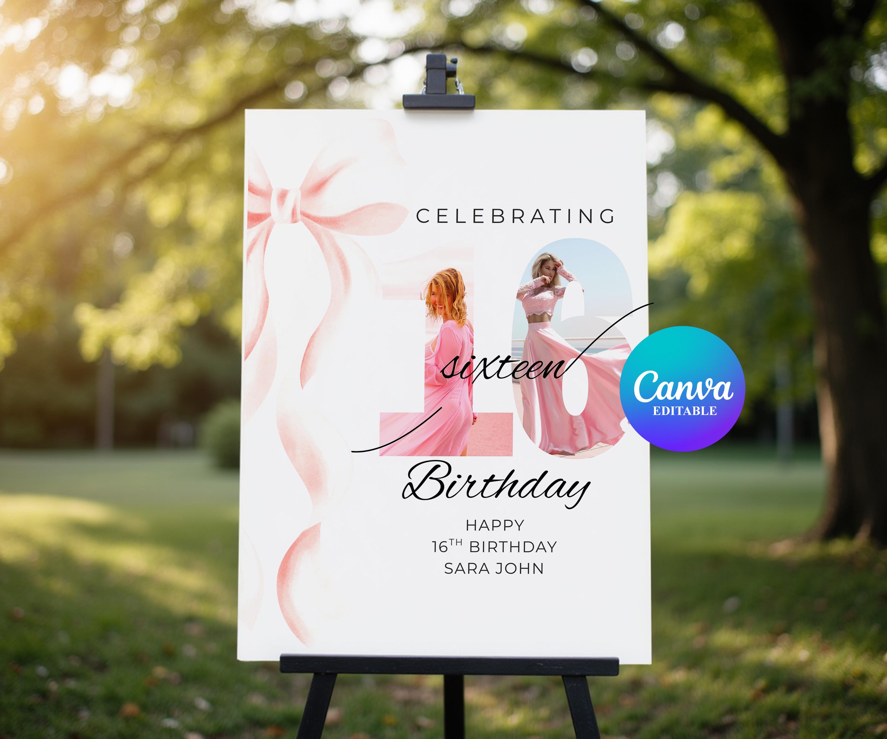 Shudehill Giftware 12,7 x 8,9 cm Happy 16th Birthday Photo Frame