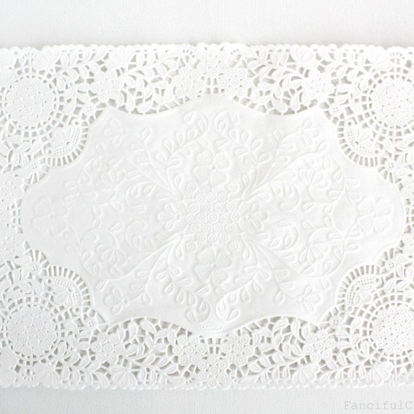Blue Paper Doilies Etsy