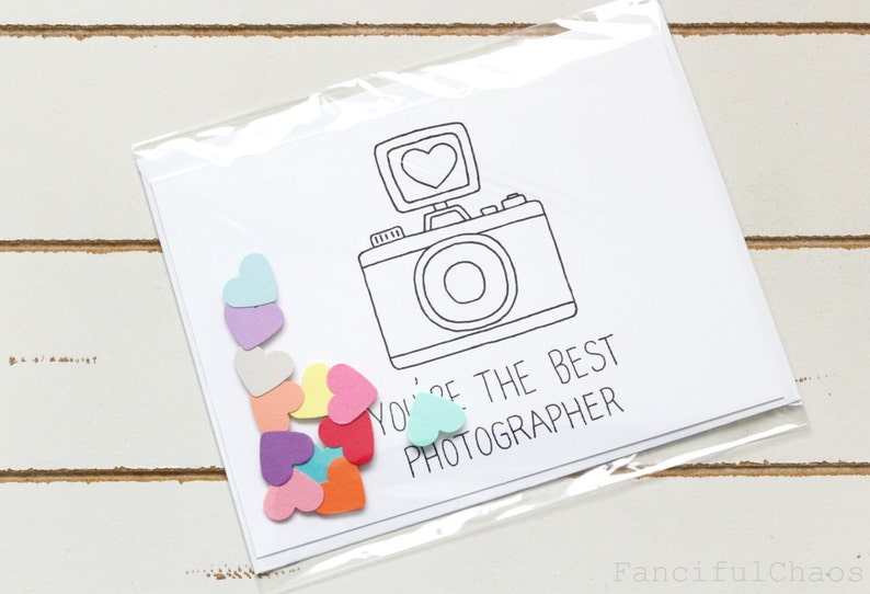 You're The Best Photographer Customized Stationary Cards Wedding, Pregnancy, Family Photoshoot, Photography, Camera image 5