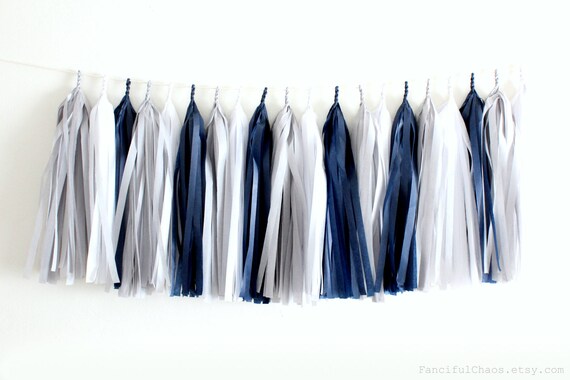 Grey 2024 tassel garland