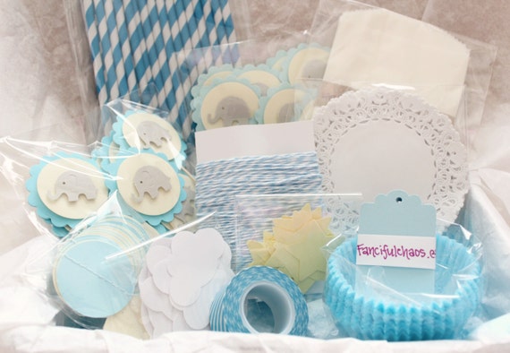 Boy Baby Shower Birthday Elephant Party Decorations Party | Etsy