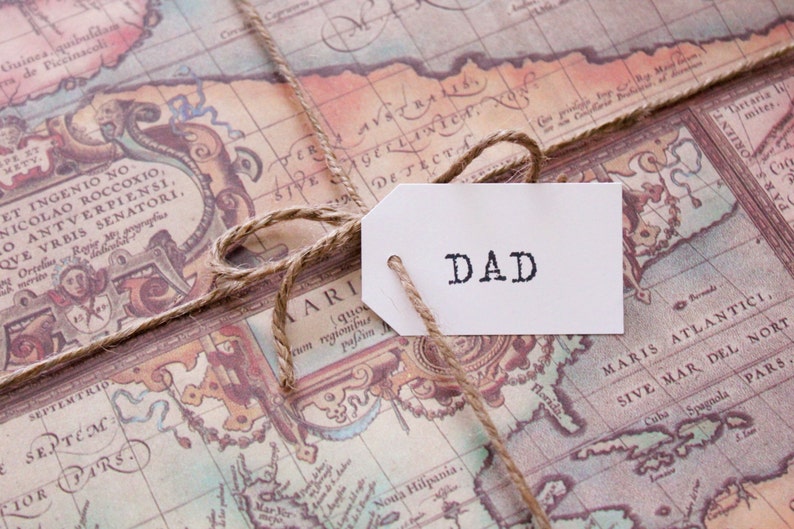 Old World Map Wrapping Paper 2X10 Ft Masculine Gifts Etsy