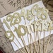 Table Numbers Centerpiece on Sticks Wedding, Baby Shower, Bridal ...