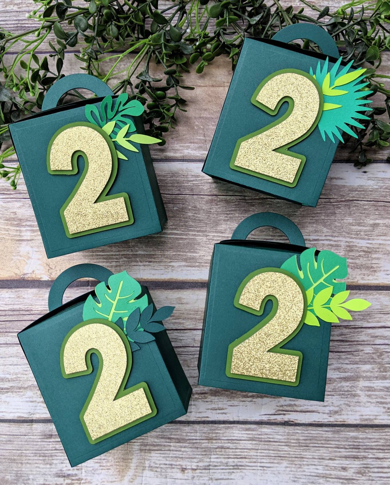 Two Wild Wild Things Jungle Safari Theme Favor Box Treat Box Baby 2nd Birthday Wild One First Birthday Party Decorations