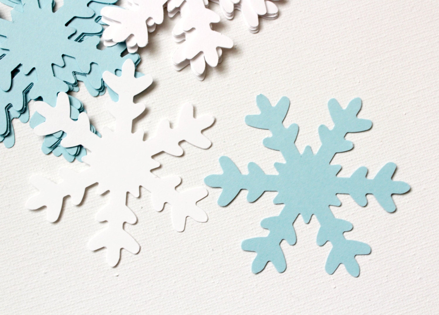 Paper Snowflakes * Three Sets * White Cardstock — The Die Cut Shop